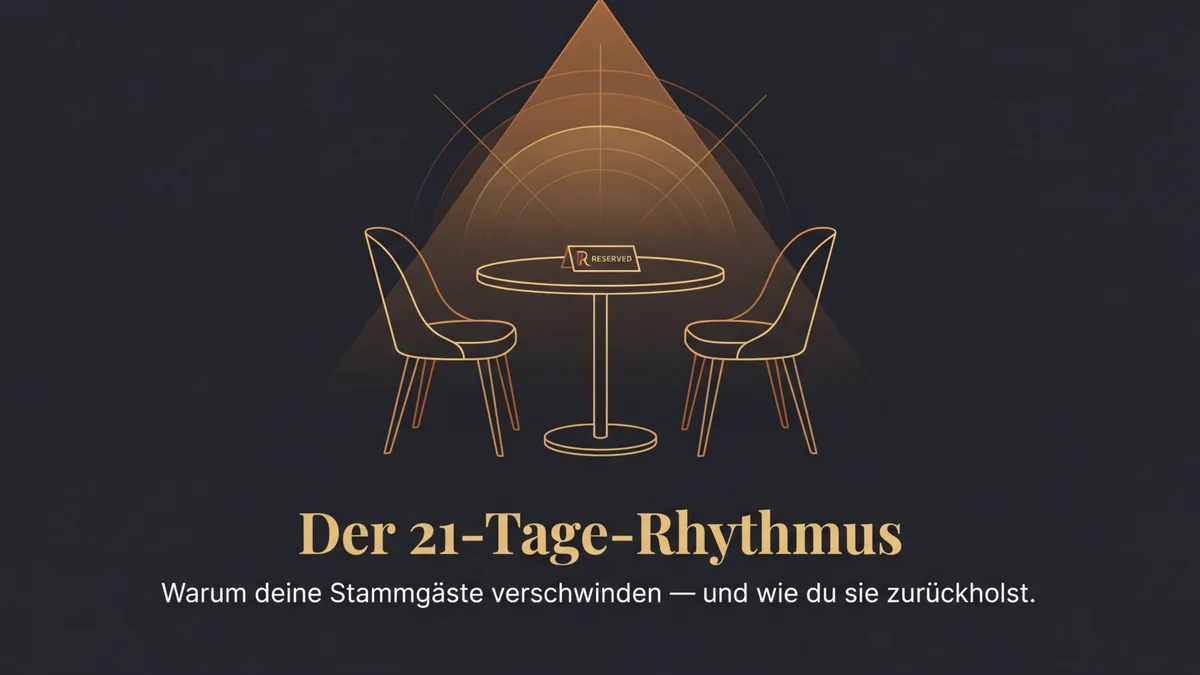 Der 21-Tage-Rhythmus: Warum deine Stammgäste verschwinden – und wie du sie zurückholst