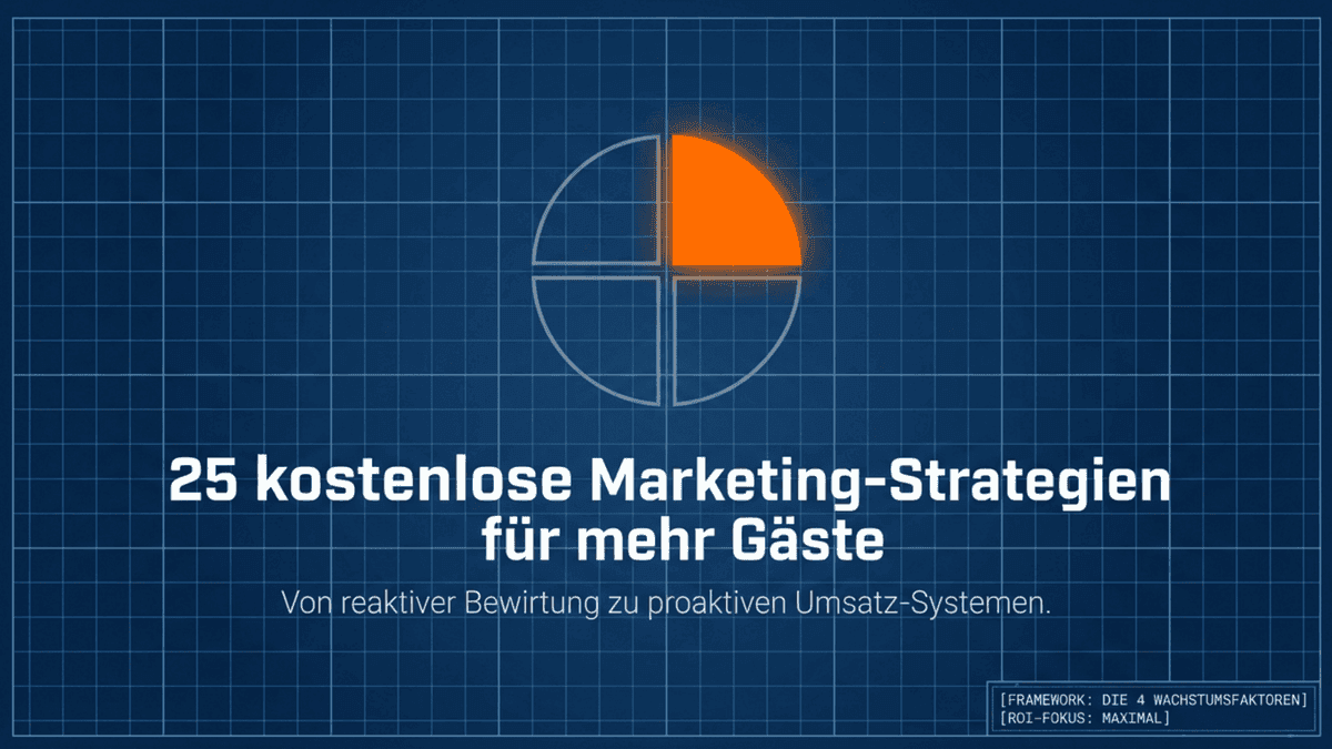 25 Kostenlose Marketing-Strategien für mehr Gäste in deinem Restaurant