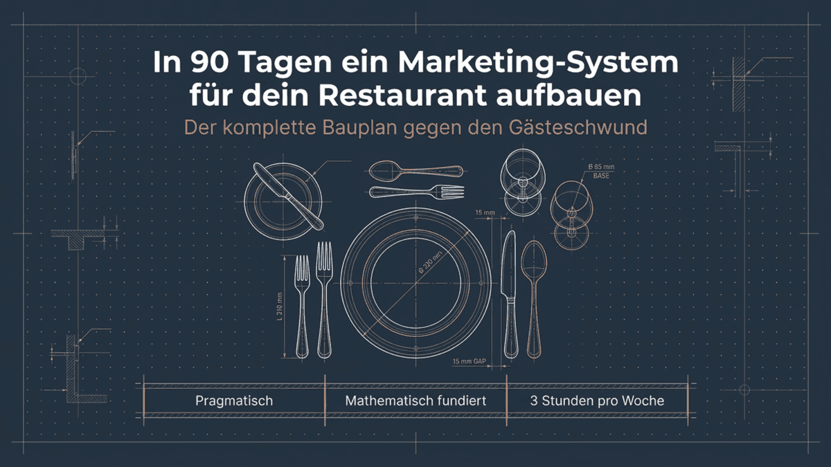 In 90 Tagen ein Marketing-System für dein Restaurant aufbauen: Der komplette Bauplan