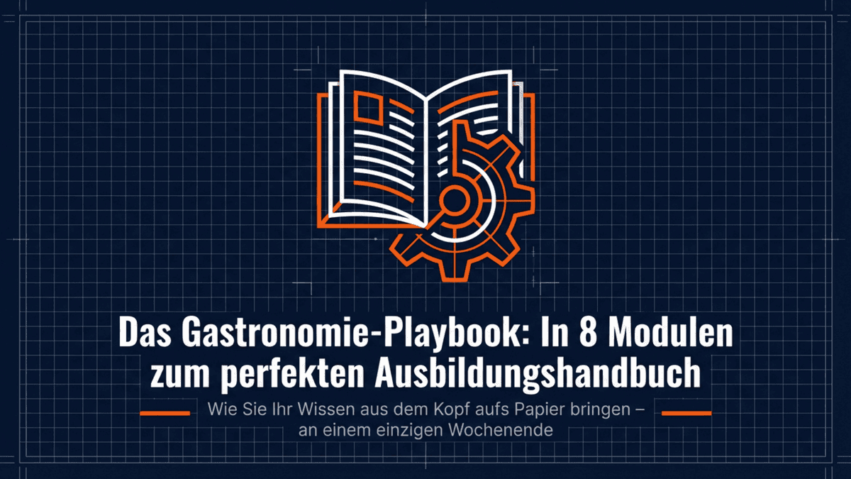 Ausbildungshandbuch Restaurant erstellen: 8 Module + Vorlage