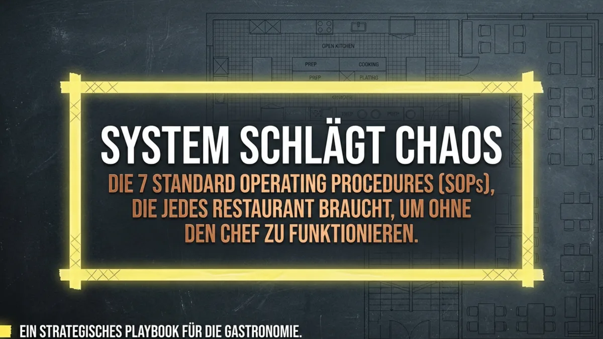 Betriebsabläufe Restaurant: 7 SOPs die dein Restaurant auch ohne dich am Laufen halten