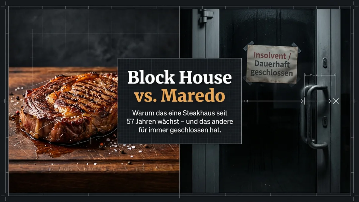 Block House vs. Maredo: Warum das eine Steakhaus seit 57 Jahren wächst – und das andere für immer geschlossen hat