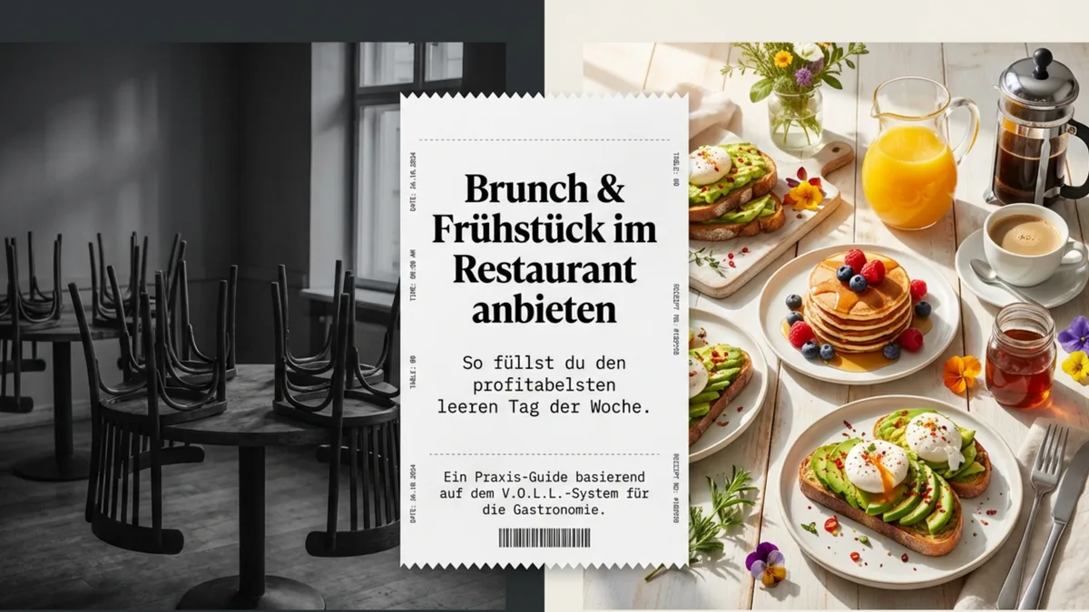 Brunch & Frühstück im Restaurant anbieten: So füllst du den profitabelsten leeren Tag der Woche