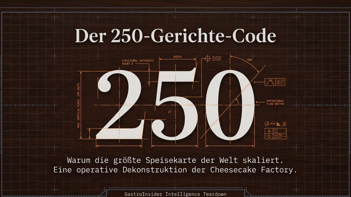 Cheesecake Factory: 250 Gerichte – warum das funktioniert