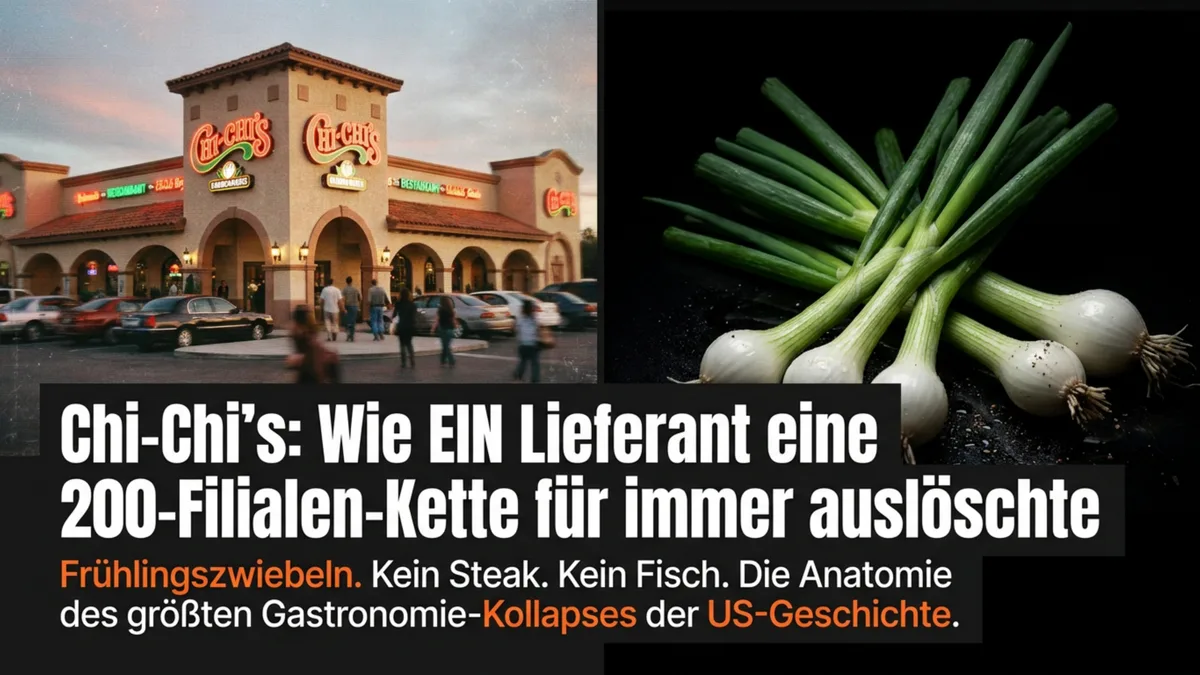 Chi-Chi's: Wie EIN Lieferant eine 200-Filialen-Kette für immer auslöschte