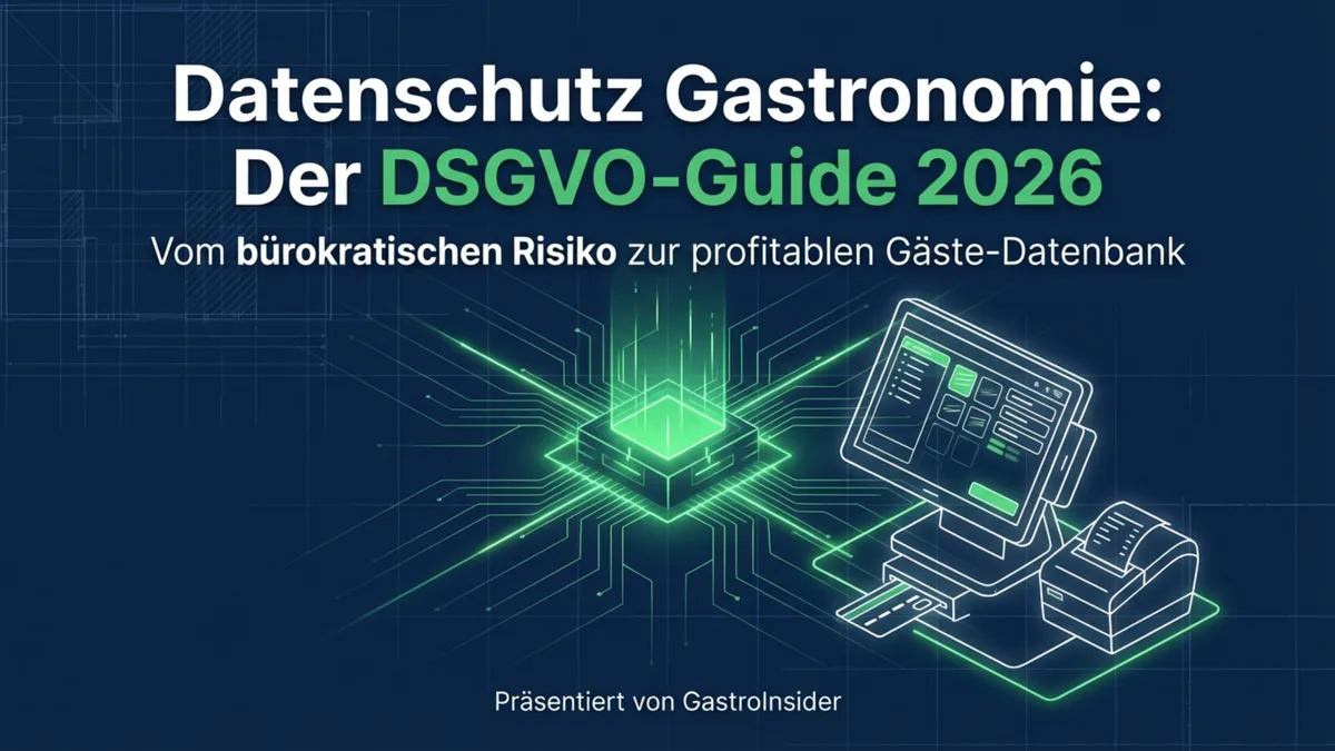 Datenschutz Gastronomie: DSGVO-Guide für Restaurants 2026