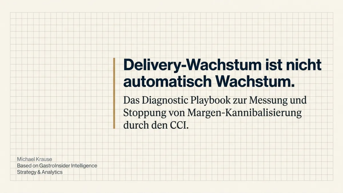 Delivery-Kannibalisierung messen: Wächst du wirklich?