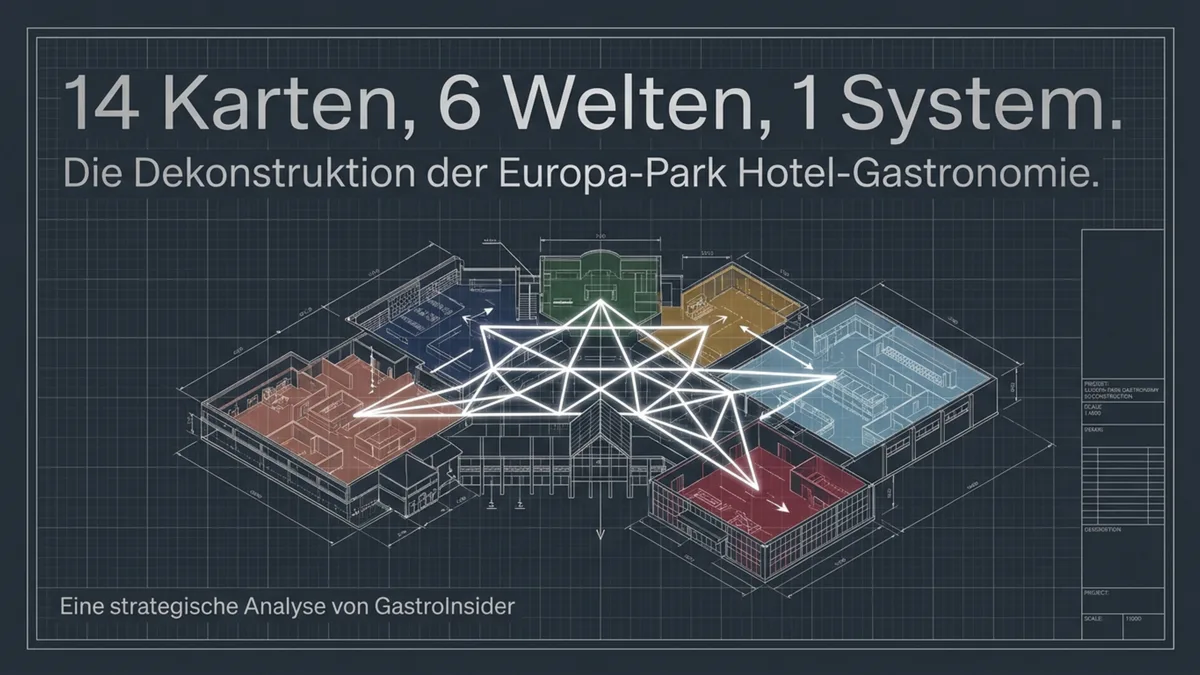Europa-Park Hotel Restaurants: 14 Karten, 6 Welten, 1 System