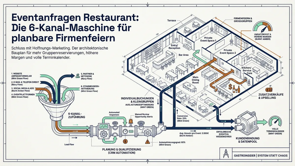 Eventanfragen Restaurant: So gewinnst du mehr Firmenfeiern und Gruppenreservierungen