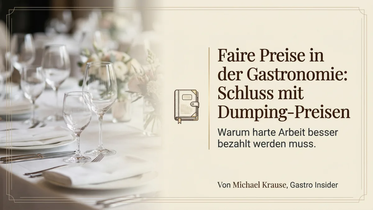Harte Arbeit, der Fluch der Gastronomie und die Lösung
