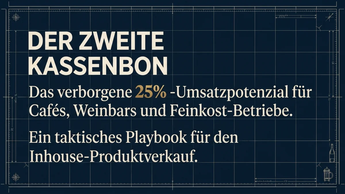 Der zweite Kassenbon: Wie Cafés und Feinkost-Betriebe mit Produktverkauf mehr Umsatz erzielen