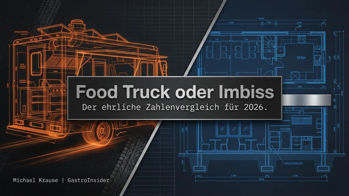 Food Truck gründen oder Imbiss eröffnen: Der ehrliche Zahlenvergleich für 2026