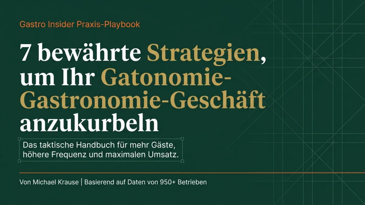 7 Strategien, um Ihr Gastronomie-Geschäft anzukurbeln