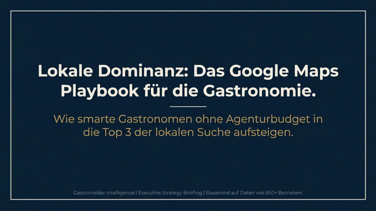 Restaurant bei Google Maps ganz oben: Kostenlose Anleitung
