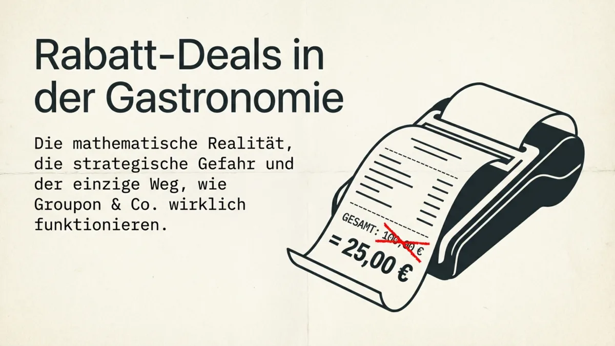 Groupon Deals in der Gastronomie: Funktionsweise, Strategie & Alternativen