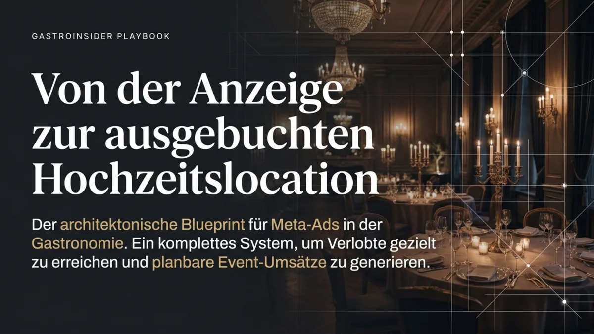 Hochzeitslocation Facebook Werbung: Der komplette Ads-Guide für Restaurants