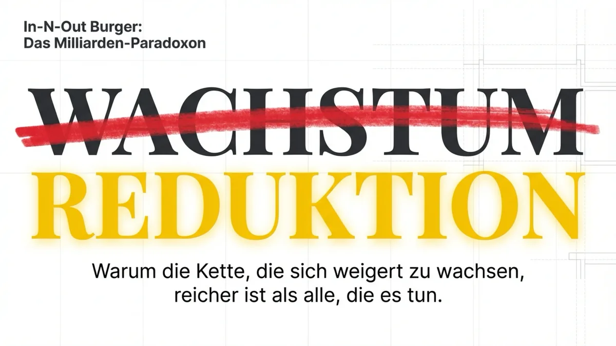 In-N-Out Burger: Warum die Kette die sich weigert zu wachsen reicher ist als alle die es tun