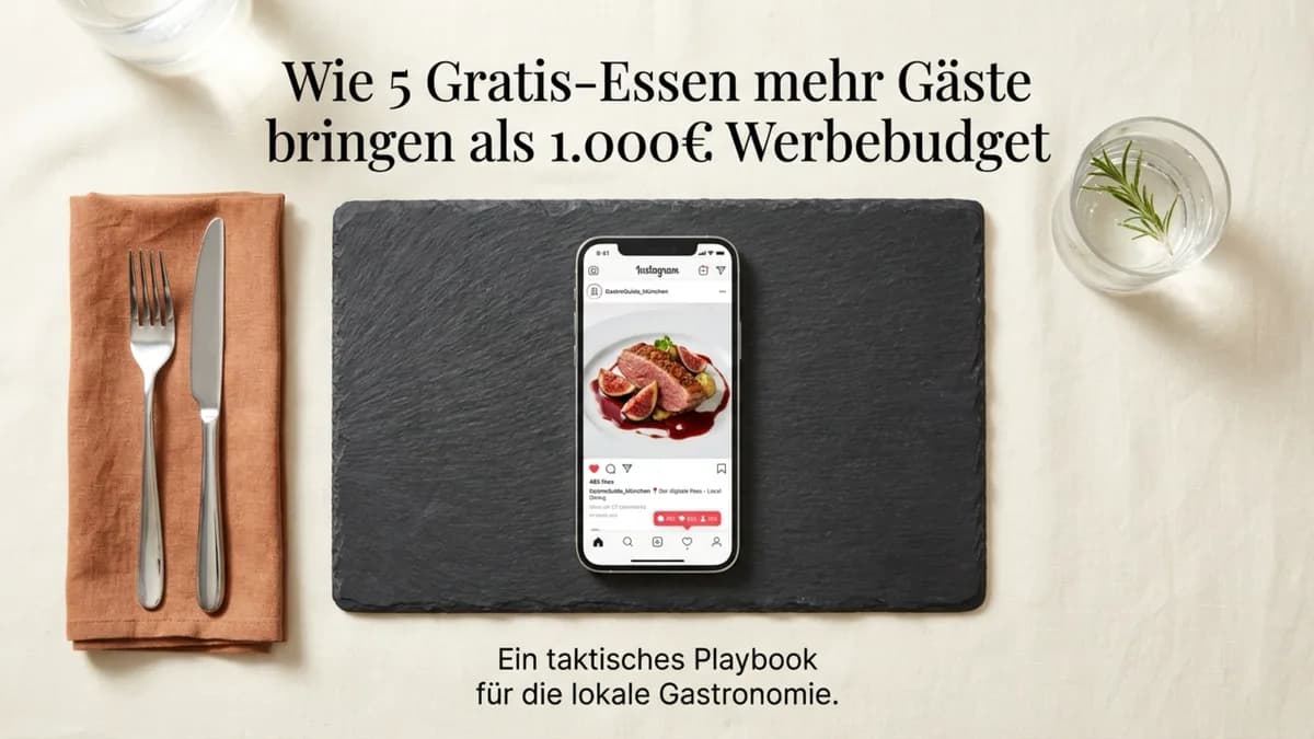 Influencer-Marketing Restaurant: Lokal statt teuer