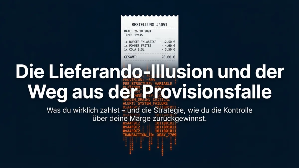 Lieferando Kosten für Restaurants: Was du wirklich zahlst – und was du dagegen tun kannst