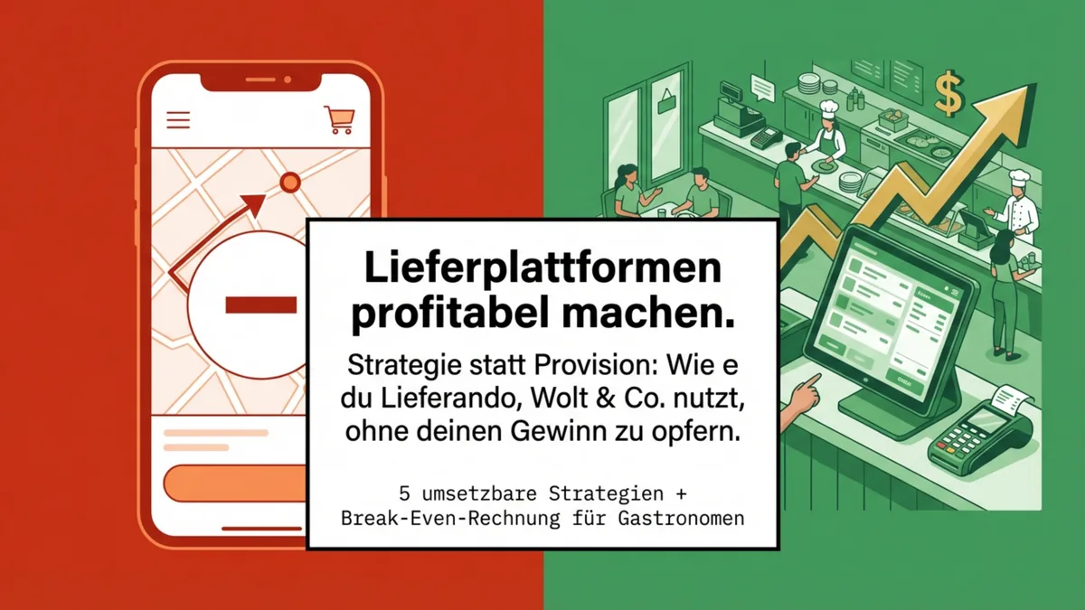Lieferplattformen profitabel machen: Strategie statt Provision zahlen
