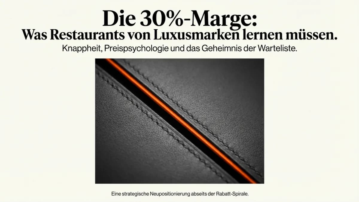 Was Restaurants von Luxusmarken lernen können: Knappheit, Preis und das Geheimnis der Warteliste