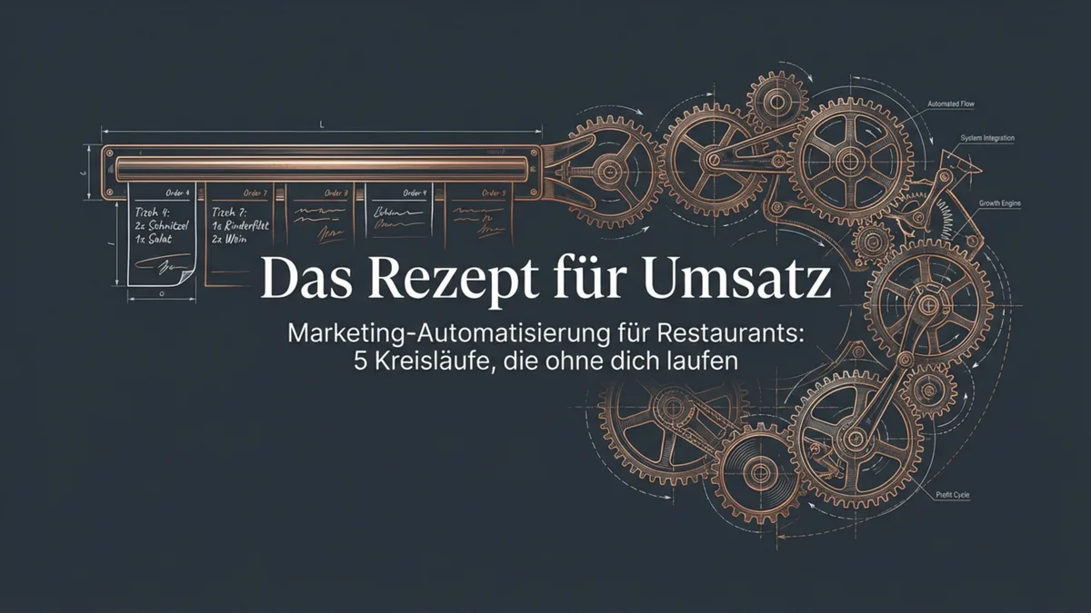 Marketing-Automatisierung Restaurant: 5 Kreisläufe die ohne dich laufen