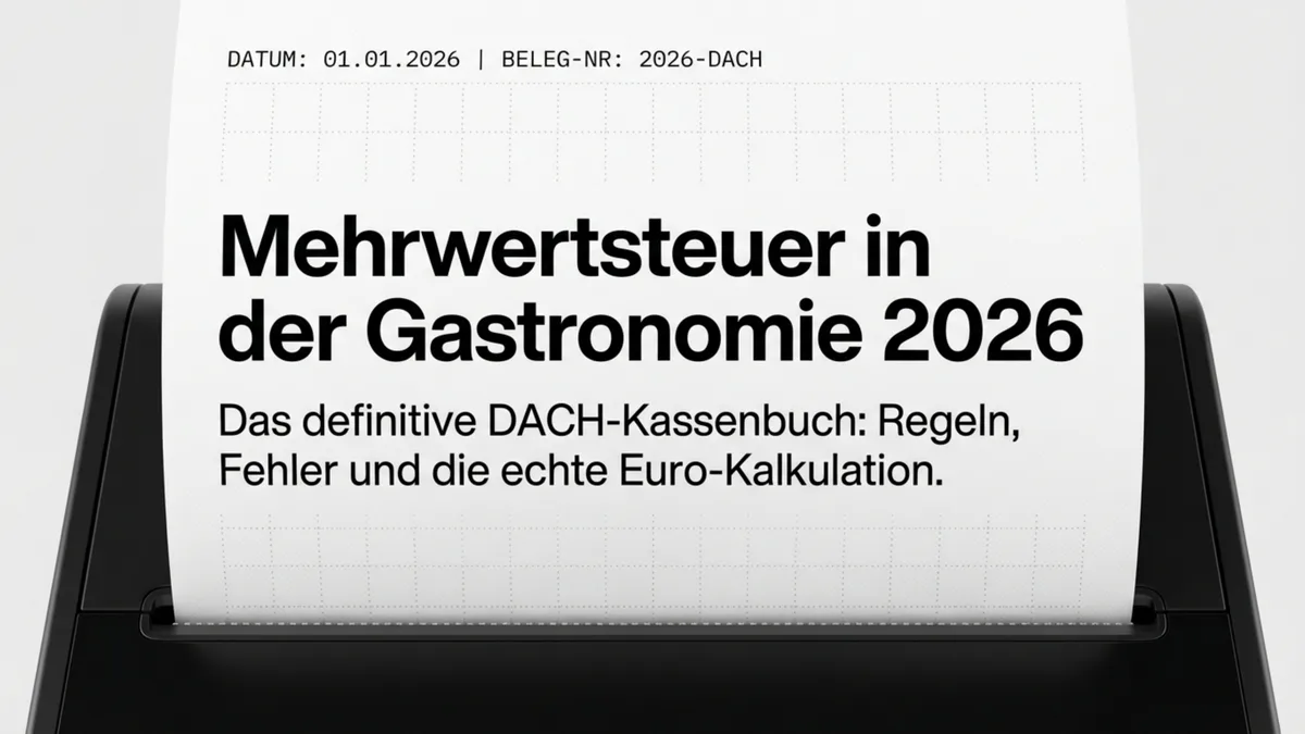 Mehrwertsteuer Gastronomie 2026: DACH-Übersicht