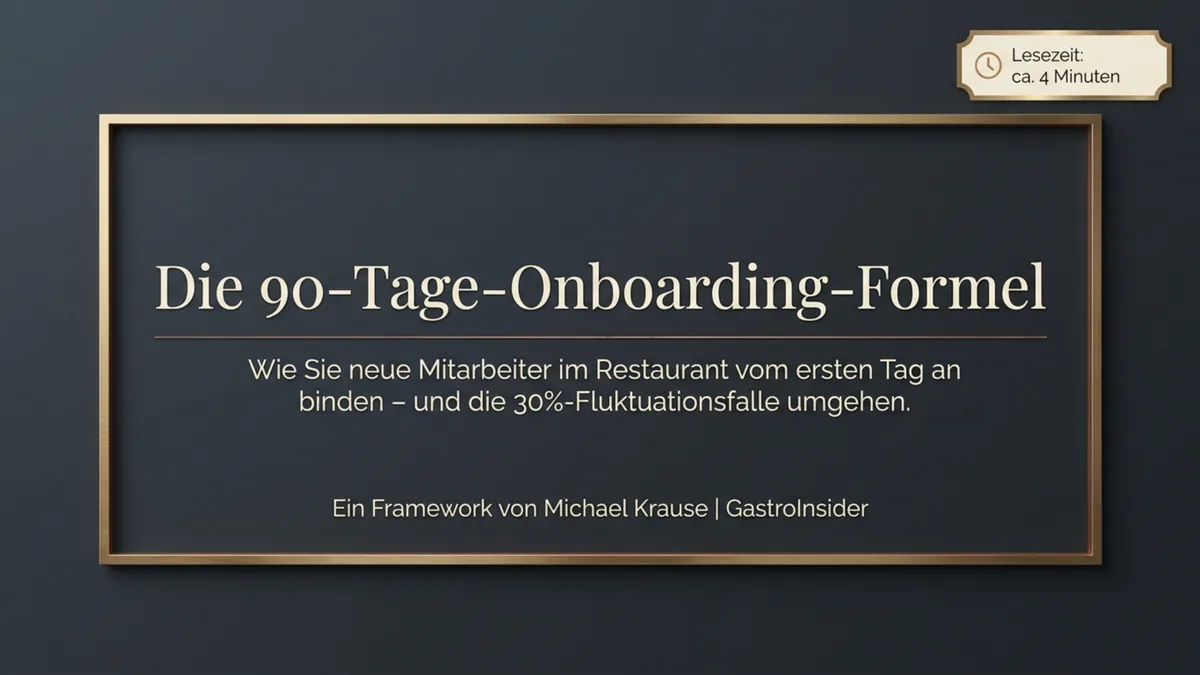 Neue Mitarbeiter und Fachkräfte im Restaurant halten