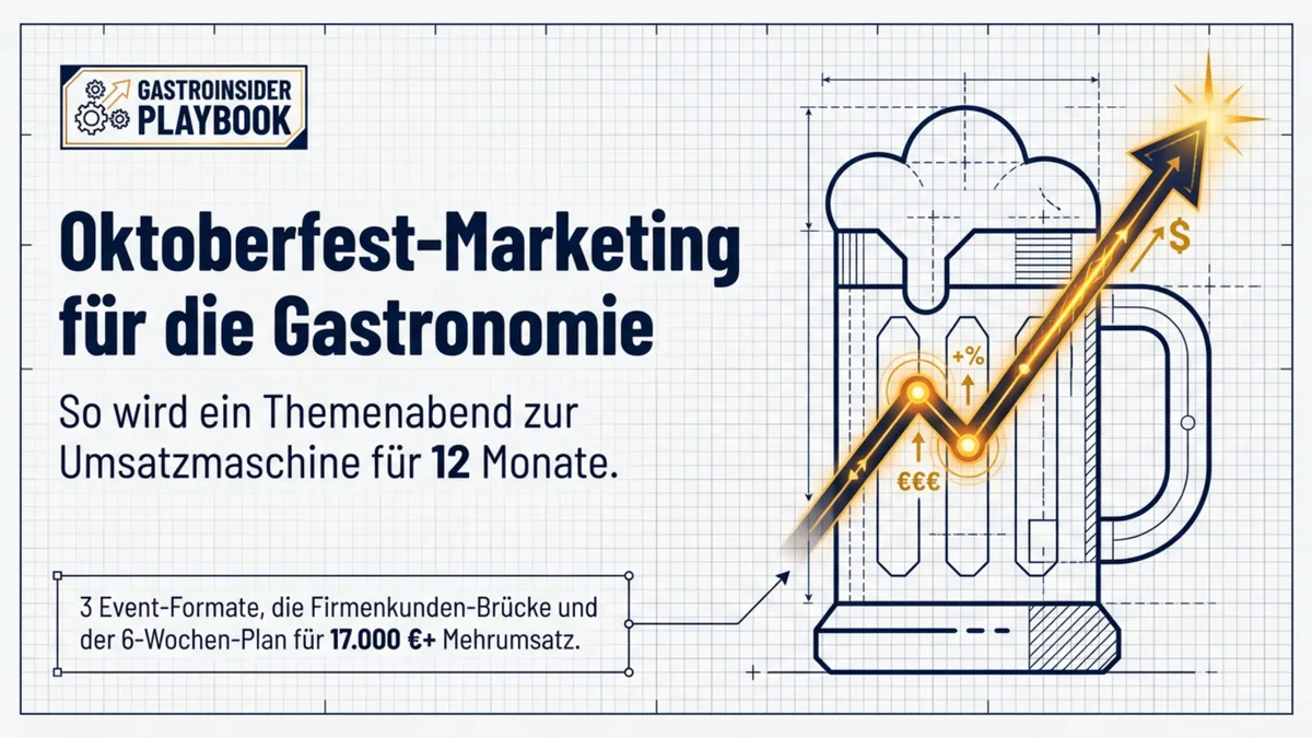 Oktoberfest Marketing Gastronomie: So wird ein Themenabend zur Umsatzmaschine für 12 Monate