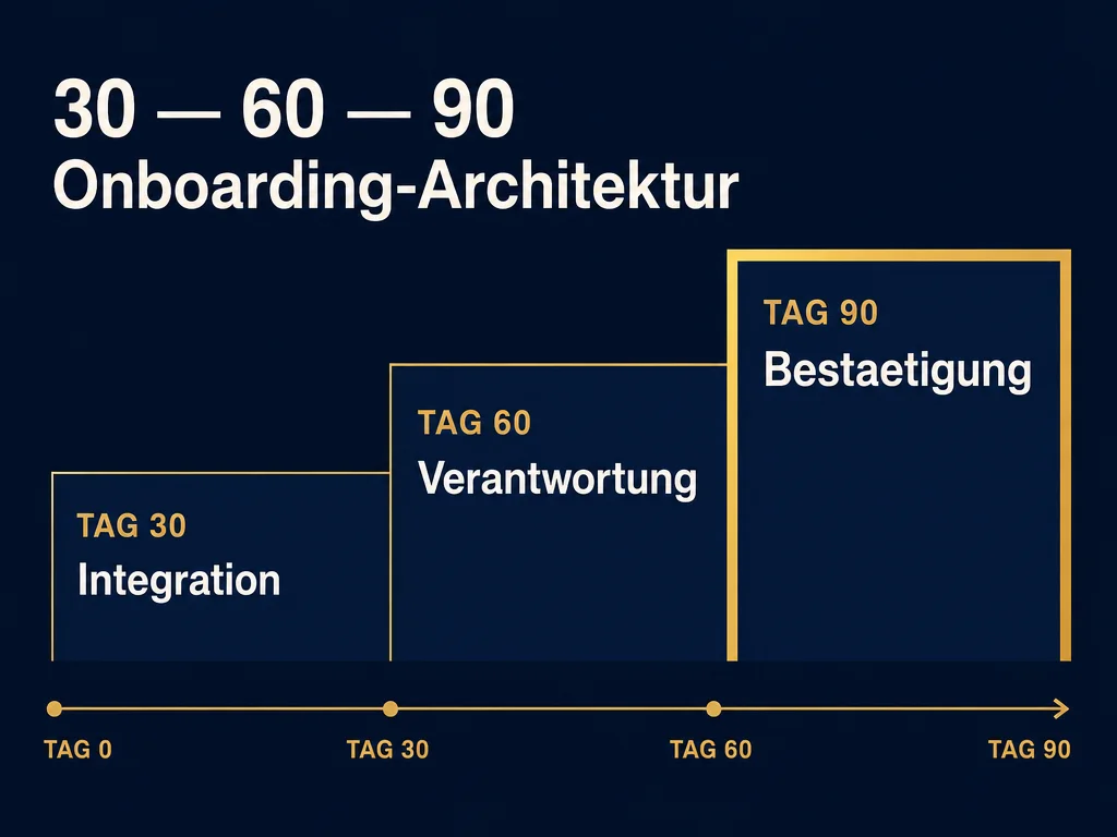 Onboarding in der Gastronomie nach 30-60-90 Tagen: Templates, Tagespunkte und die Bleibe-Mathematik