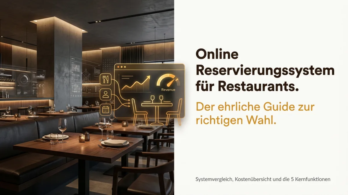 Online Reservierungssystem für Restaurants: Der ehrliche Guide zur richtigen Wahl