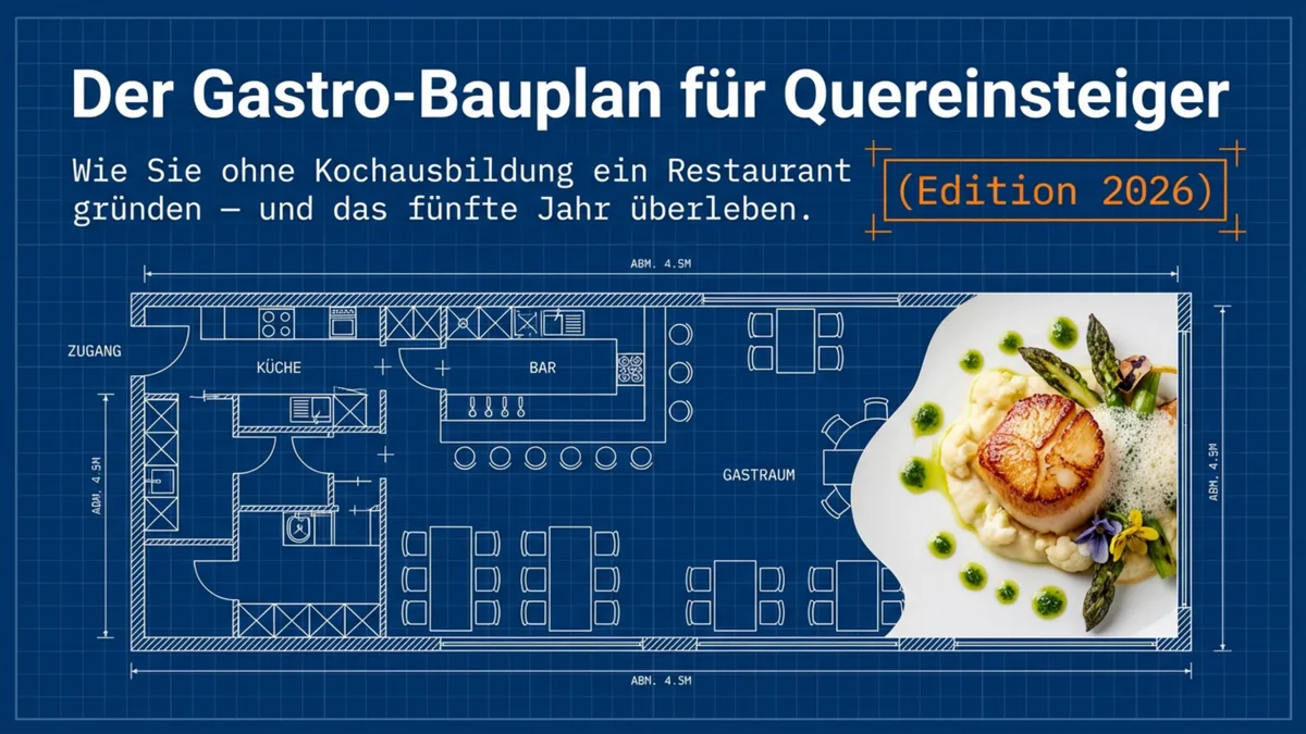 Quereinsteiger Gastronomie: Restaurant gründen ohne Ausbildung (2026)