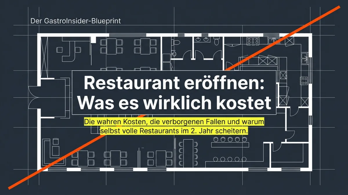 Restaurant eröffnen: Was es wirklich kostet (und welche Kosten fast alle unterschätzen)