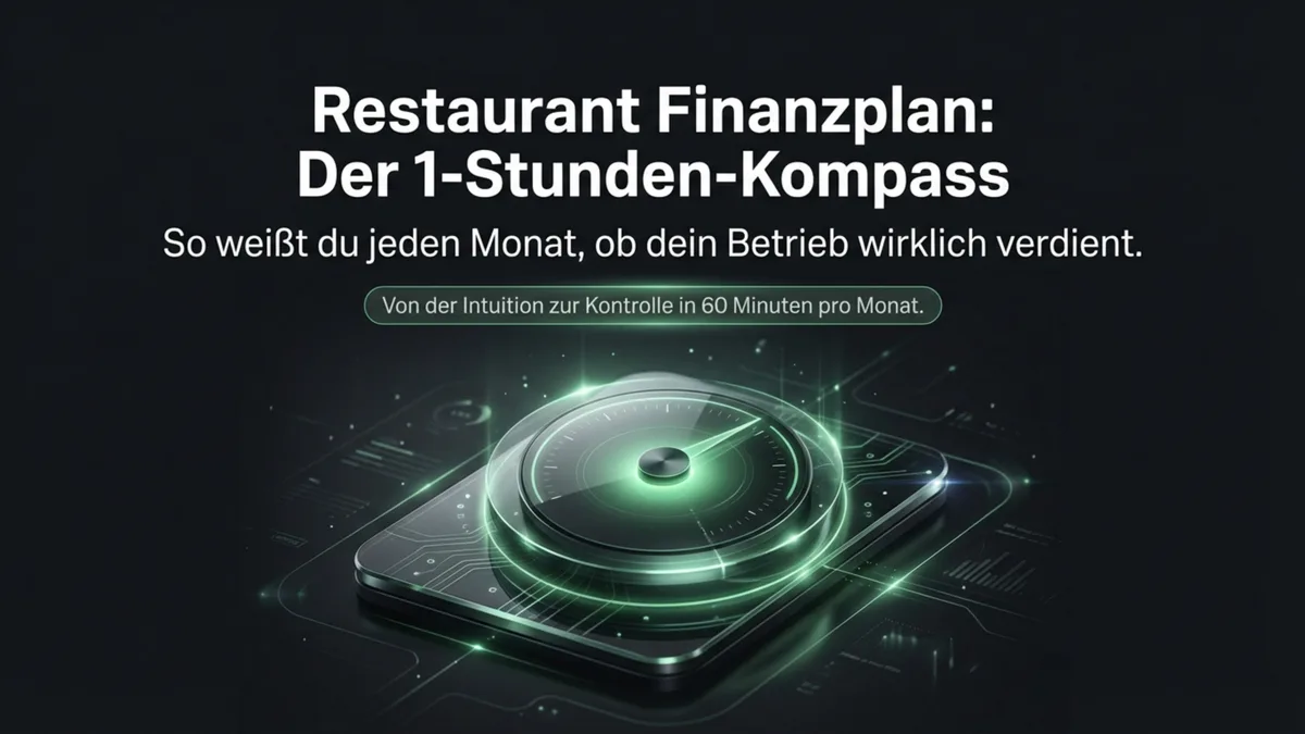 Restaurant Finanzplan: So weißt du jeden Monat ob dein Betrieb wirklich verdient