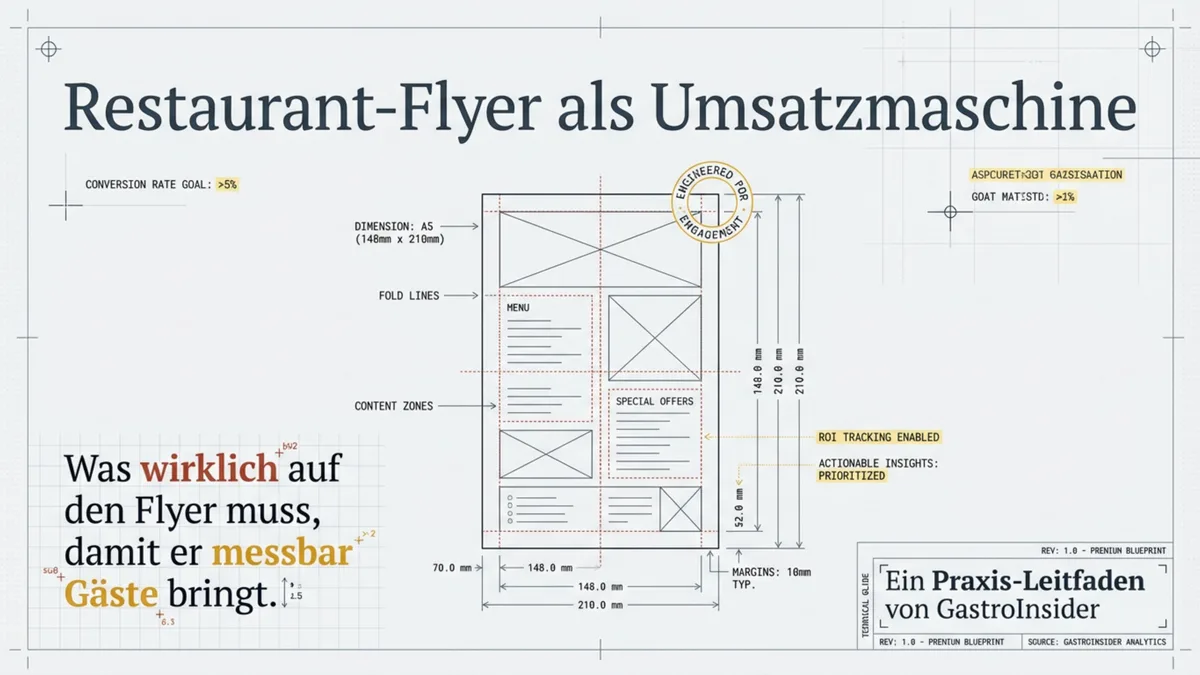 Restaurant Flyer erstellen: Was drauf muss, damit er wirkt