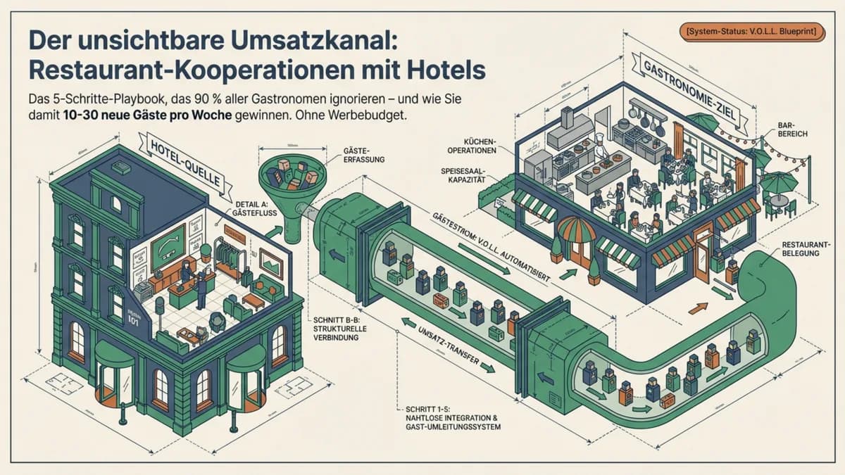 Restaurant-Kooperation mit Hotels: Der Umsatzkanal den 90% aller Gastronomen ignorieren