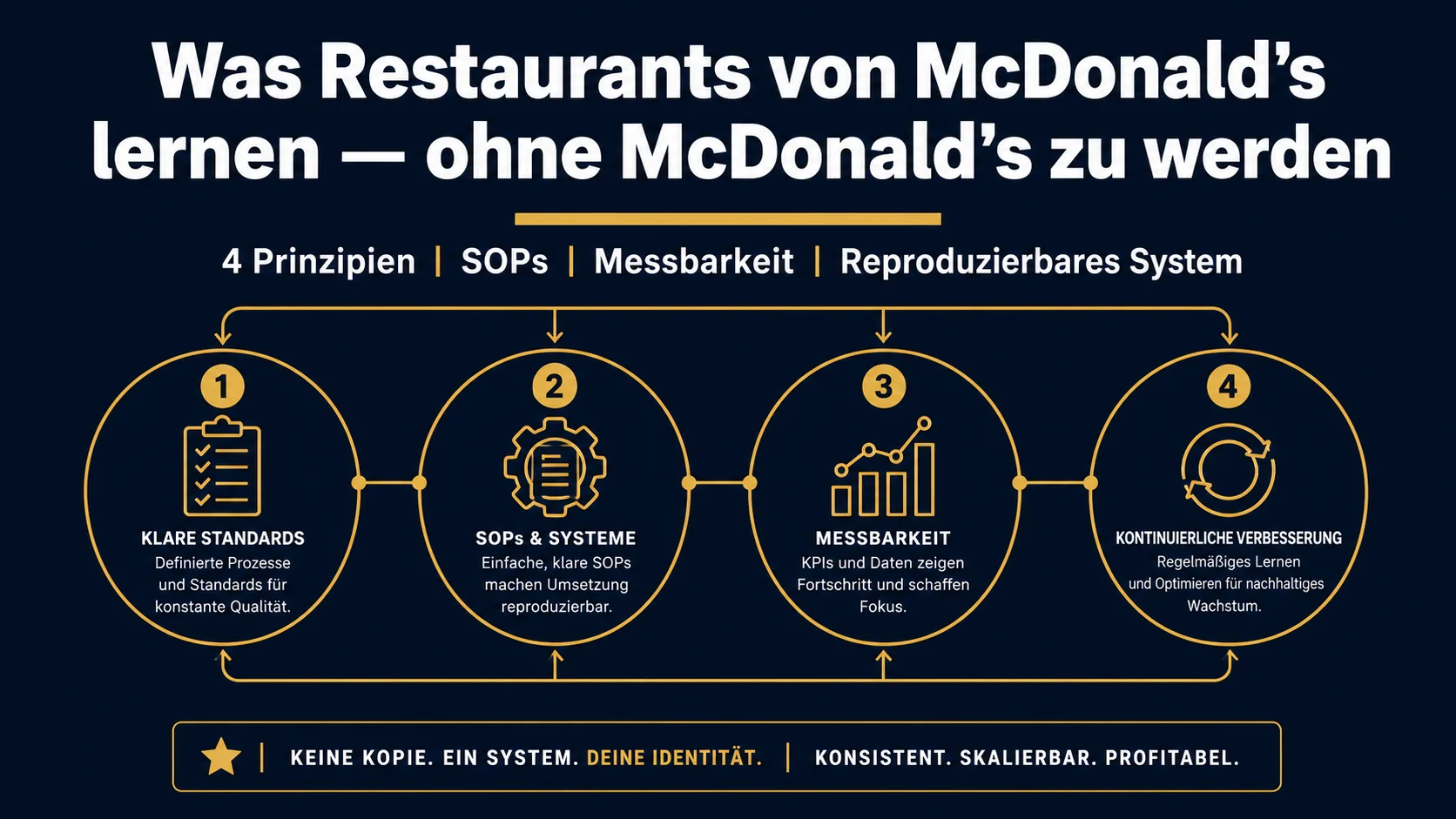 Was kleine Restaurants von McDonald's lernen können – ohne wie McDonald's zu werden