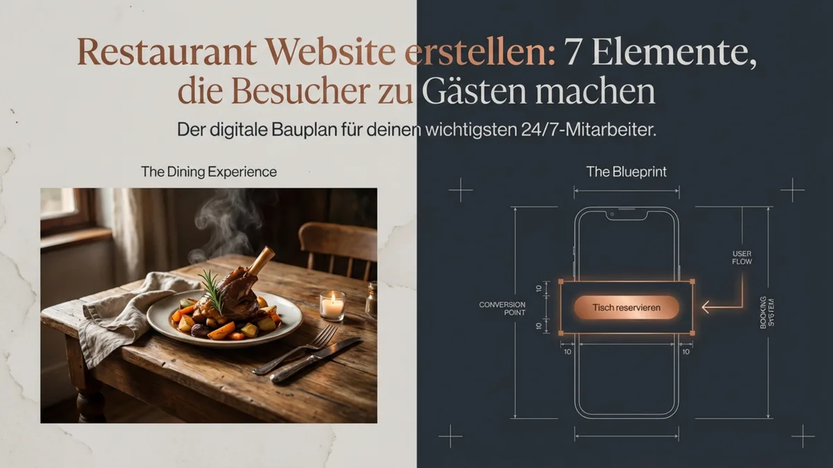 Restaurant Website erstellen: 7 Elemente die Besucher zu Gästen machen