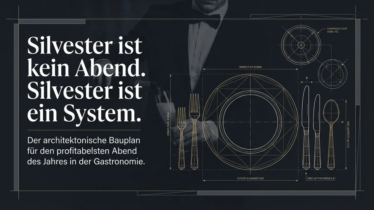 Silvester Menü Restaurant: So wird der 31. Dezember dein profitabelster Abend des Jahres