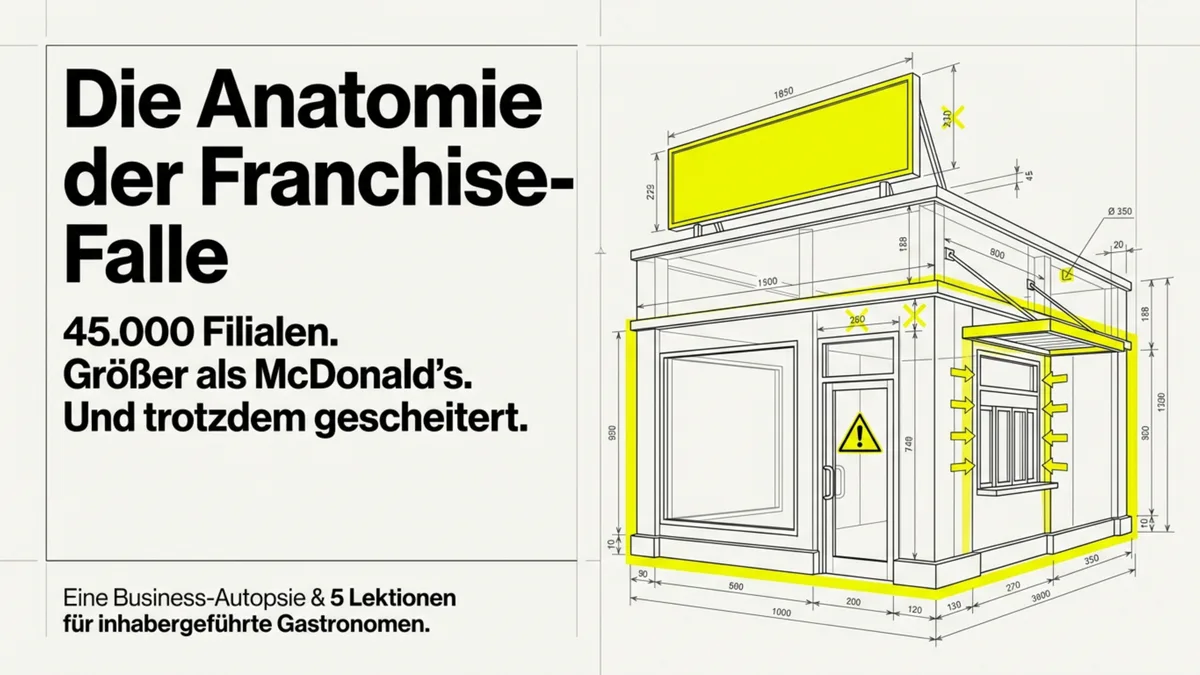 Subway: 45.000 Filialen, trotzdem gescheitert – Die Franchise-Falle