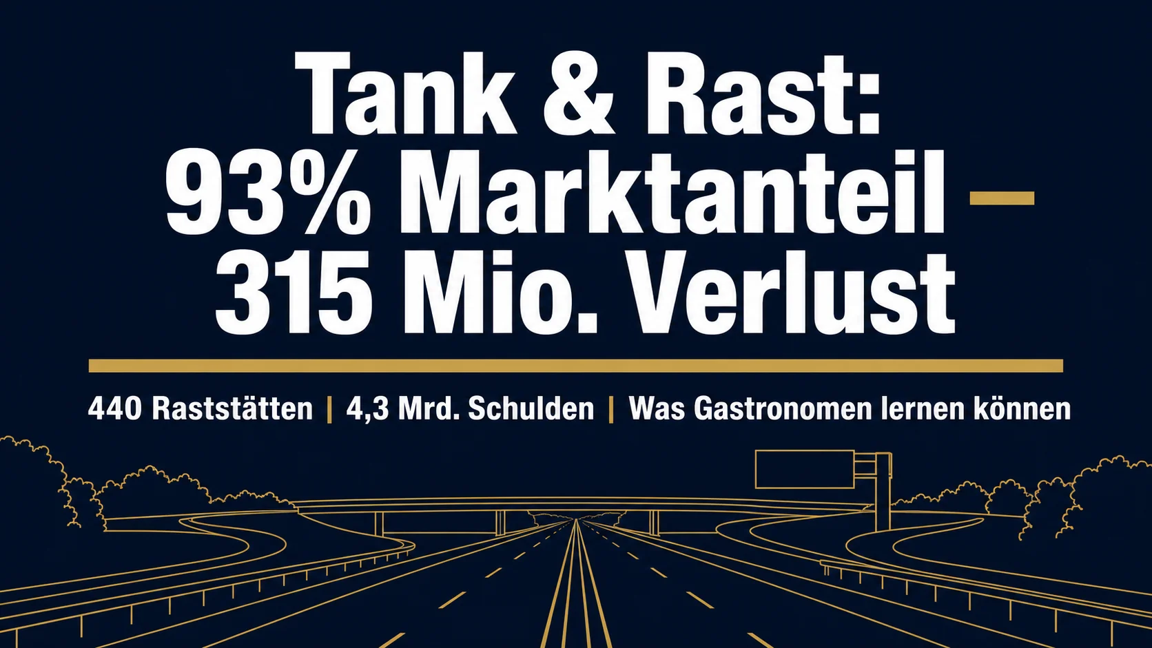 Tank & Rast: Wie aus 93 % Marktanteil 315 Millionen Verlust werden