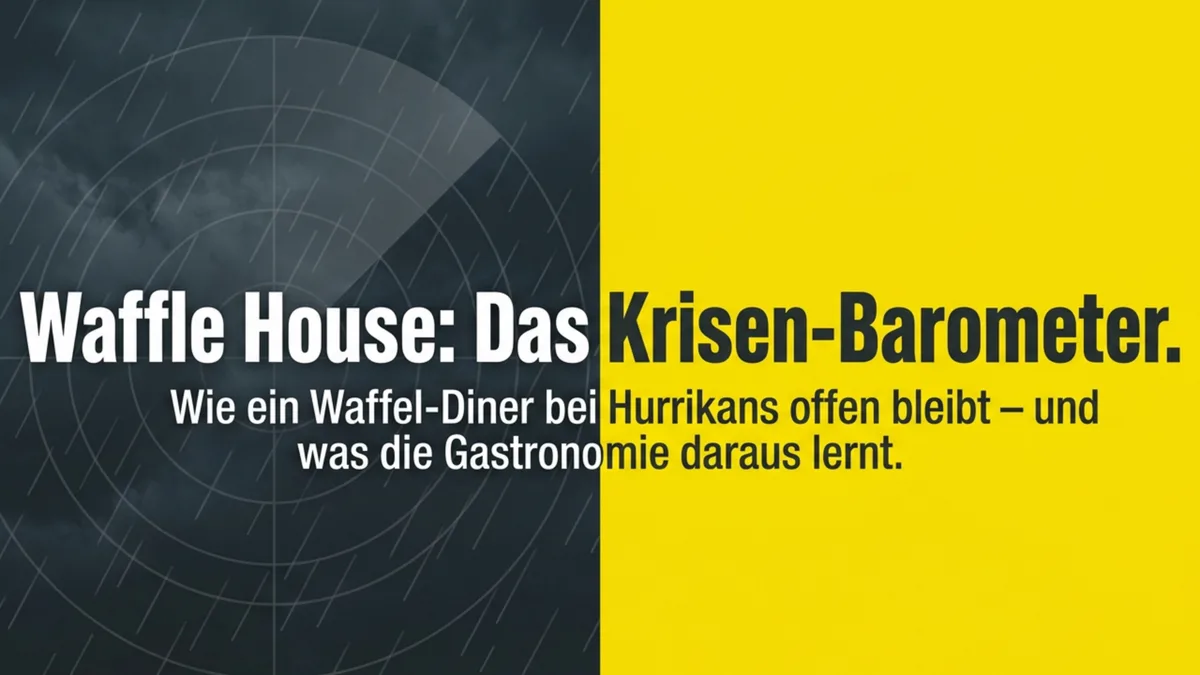 Waffle House: Das Restaurant, das bei Hurrikans offen bleibt – und warum FEMA es als Krisenindikator nutzt