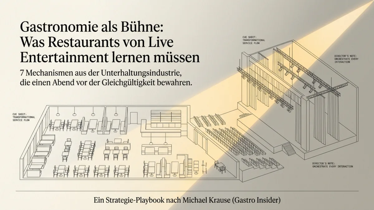 Was Restaurants von Live Entertainment lernen können