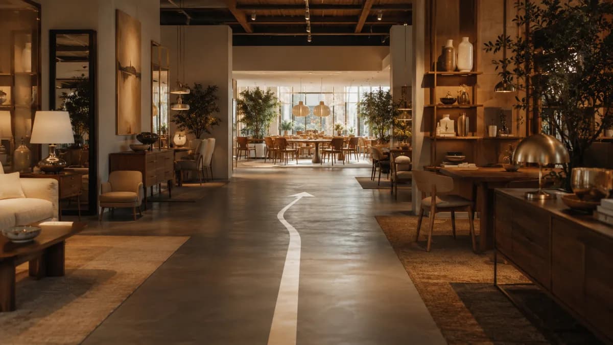 Was Restaurants von Möbelhäusern lernen können: Der choreographierte Gäste-Pfad und die Verweildauer als Umsatz-Hebel