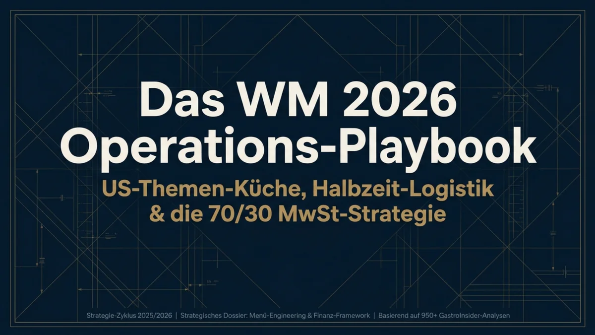 WM-Sondermenü und Drinks: US-Themen-Küche, Halbzeit-Snacks, Cocktail-Karte und MwSt-Logik 2026