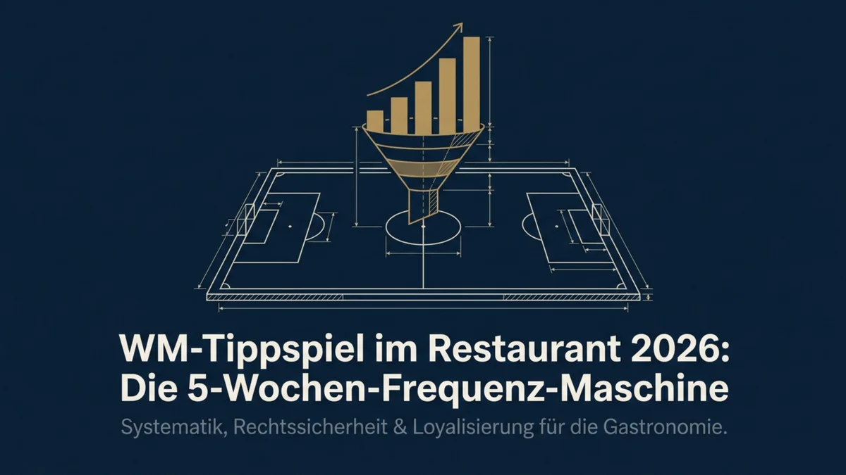 WM-Tippspiel im Restaurant: Die 5-Wochen-Frequenz-Maschine mit Email-Capture