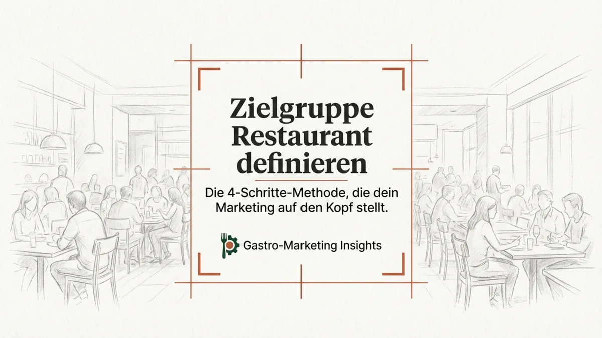 Zielgruppe Restaurant definieren: Die 4-Schritte-Methode die dein Marketing auf den Kopf stellt