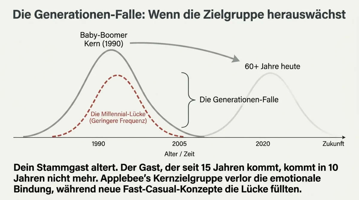 Die Generationen-Falle: Baby-Boomer-Stammgäste altern, Millennials füllen die Lücke nicht