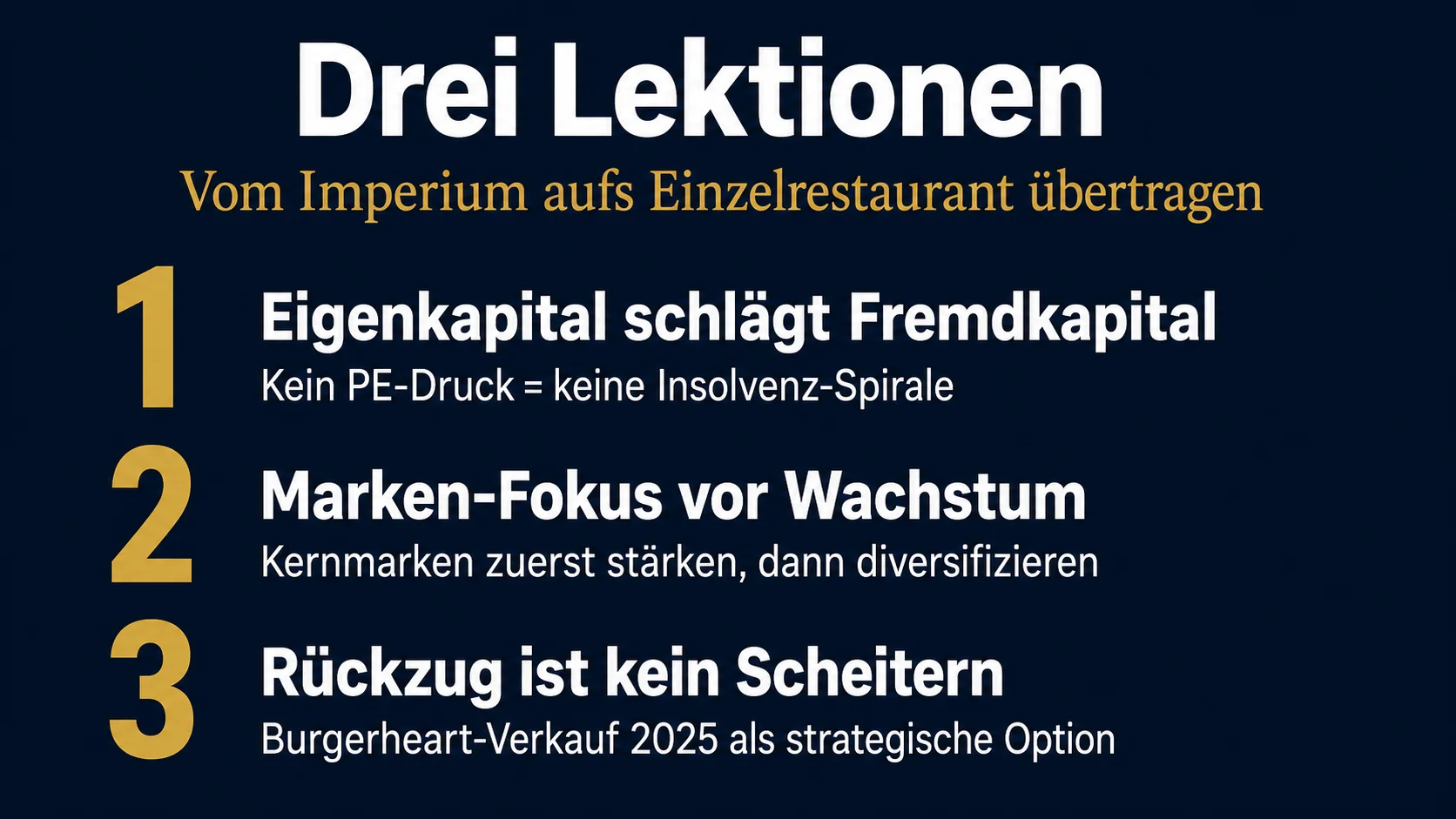 Drei Lektionen aus dem Concept-Family-Eigentümer-Modell für dein einzelnes Restaurant