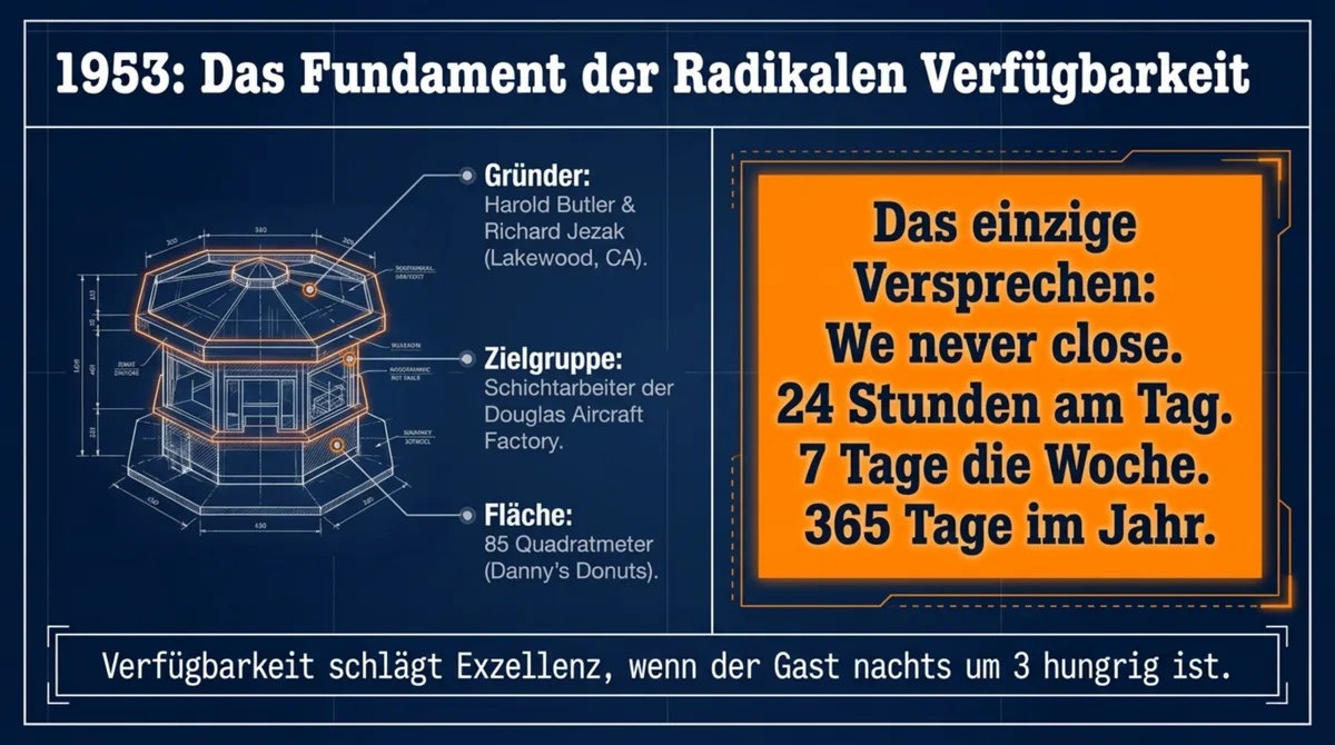 Denny's Gründung 1953: Das Fundament der Radikalen Verfügbarkeit